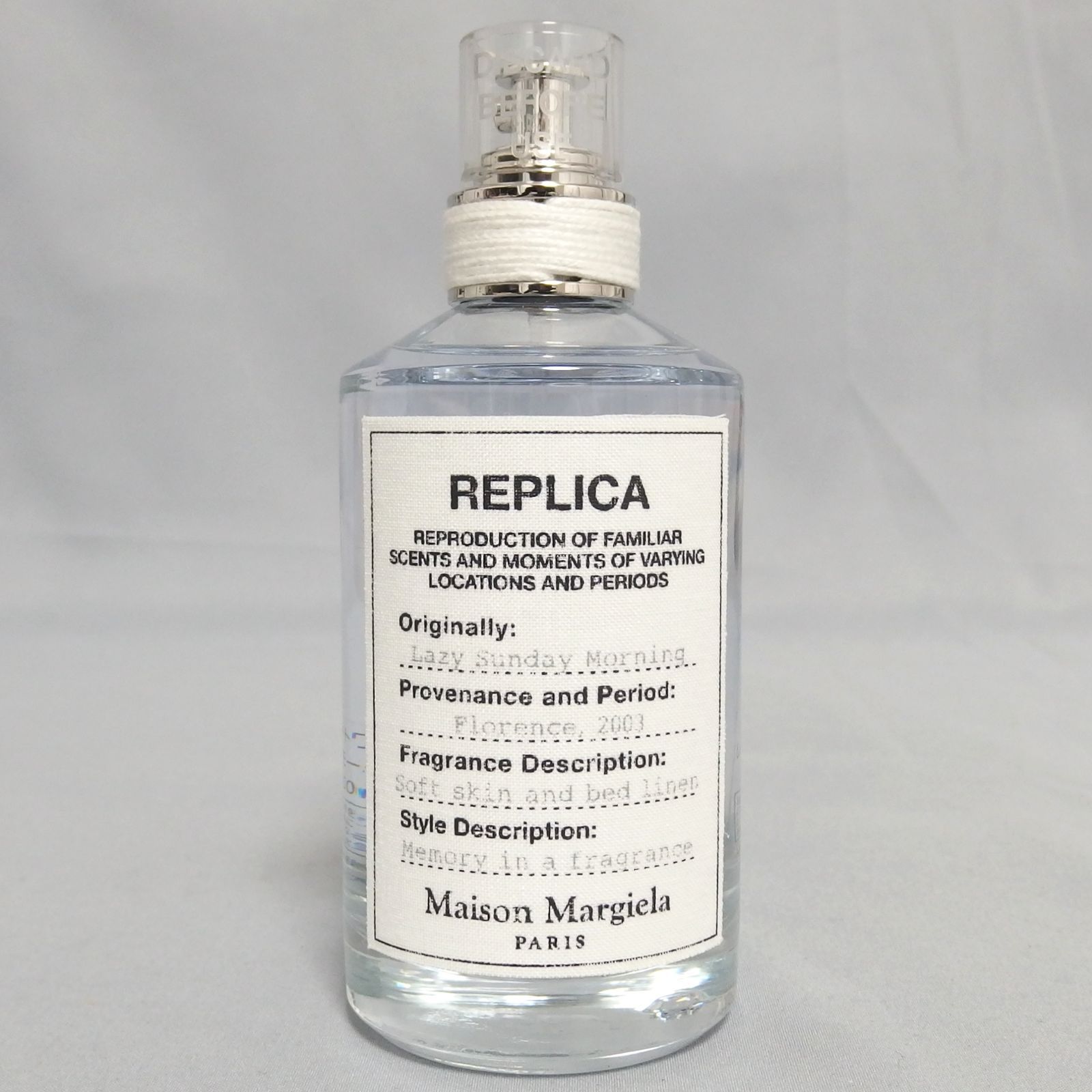 Maison Margiela REPLICA Lazy Sunday Morning 100 ml 香水 レイジー サンデー モーニング オードトワレ レプリカ メゾンマルジェラ エヌ エル オー