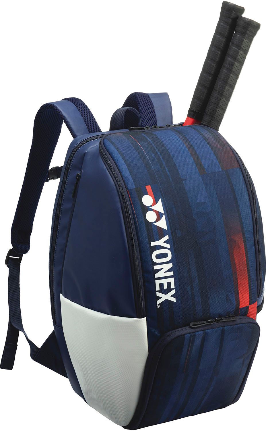 ヨネックス YONEX テニス バックパック テニス2本用 バッグ カバン リュックサック ラケット ボトル 収納 ポケット 部活動 クラブ サークル スクール チーム 練習 試合 合宿 移動 BAG 08 PA 784 ホワイト|ネイビー|レッ