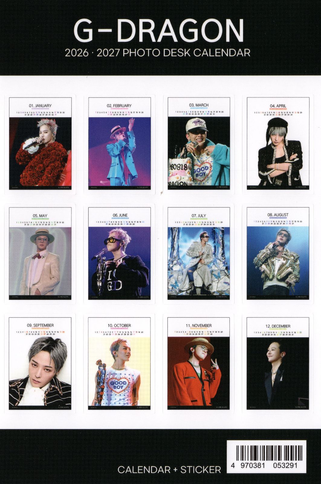 BIGBANG カレンダー Amazon.co.jp: ビックバン グッズ 2026年-2027年 2年分 卓上カレンダー