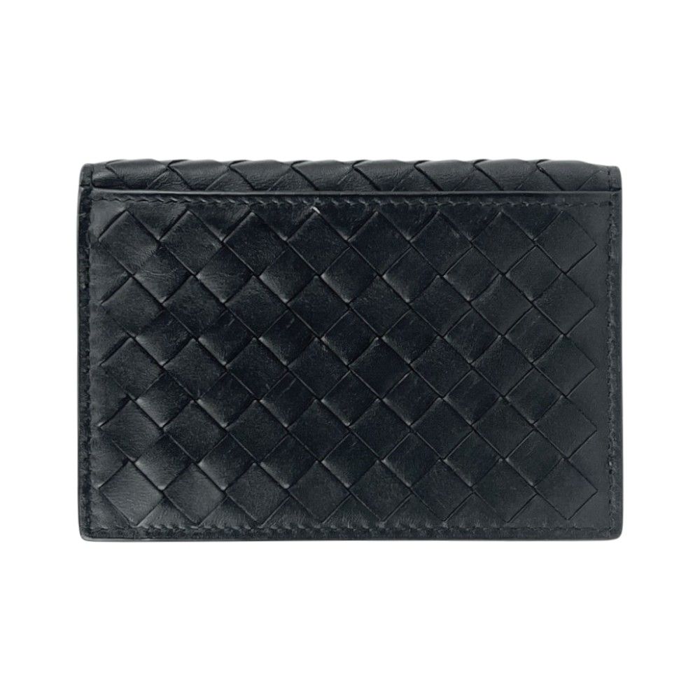 ボッテガヴェネタ 新同 イントレチャート カードケース 名刺入れ レザー ブラック 箱 【508752】13