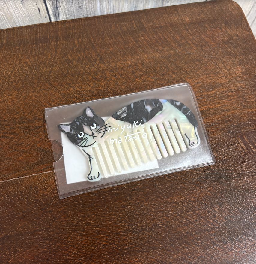 松尾ミユキ / Matsuo Miyuki】Cat Comb｜キャットコーム ねこ型くし