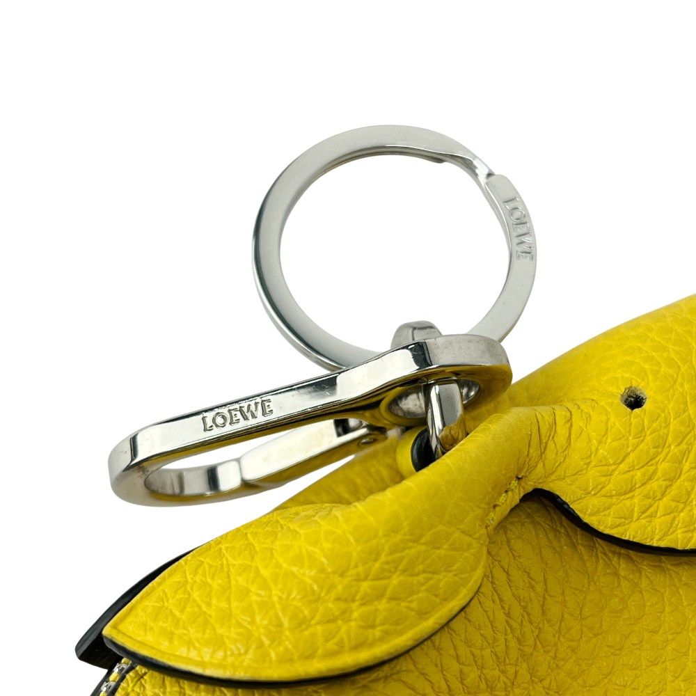 LOEWE イエロー キーホルダー ロエベ □美品□ バニー キーチャーム キーホルダー ファッション