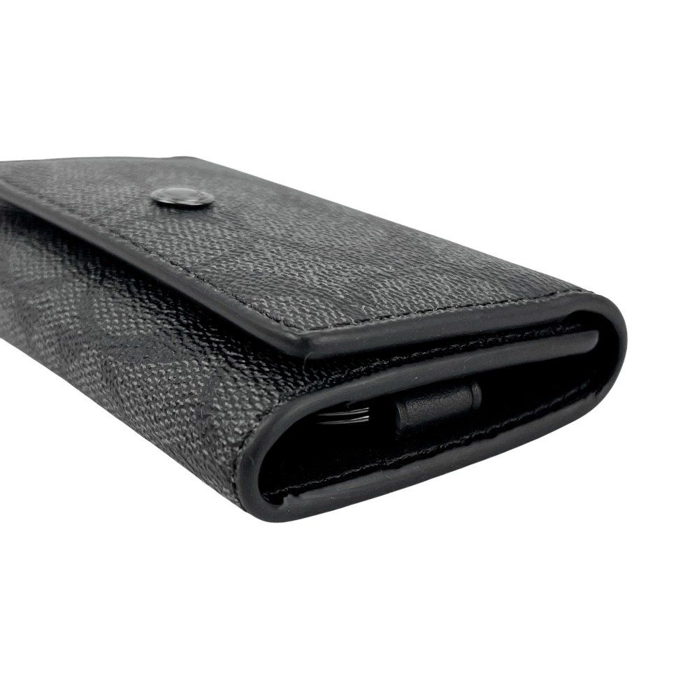 コーチ □未使用□ 5連 キーケース 鍵入れ シグネチャー PVC レザー