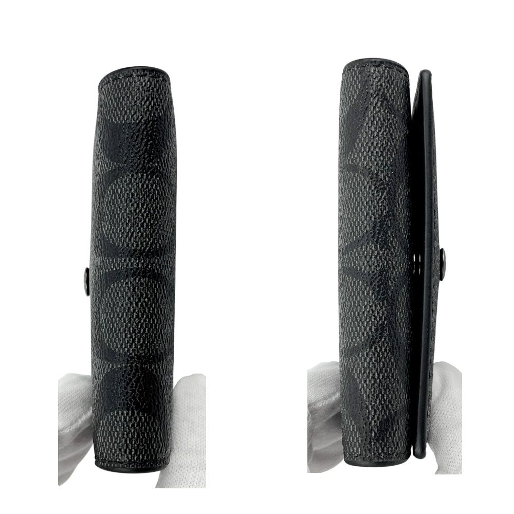 コーチ □未使用□ 5連 キーケース 鍵入れ シグネチャー PVC レザー