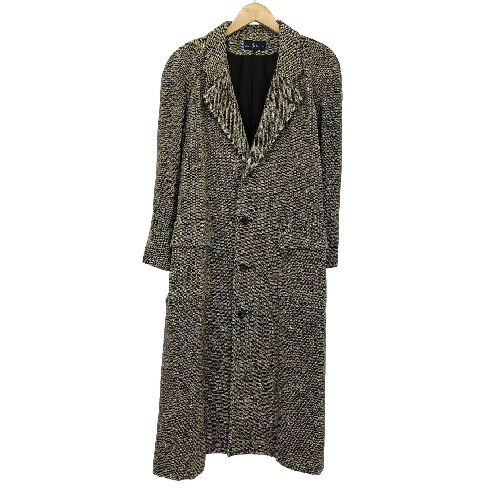 RALPH LAUREN(ラルフローレン) 90s ネップ ウールチェスターコート メンズ  11【中古】【ブランド古着バズストア】 ラルフローレン RALPH LAUREN 90s ネップ ウールチェスターコート