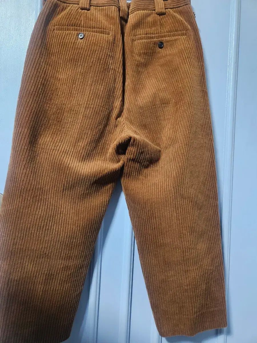 SYSTEM ブラウン コーデュロイ パンツ