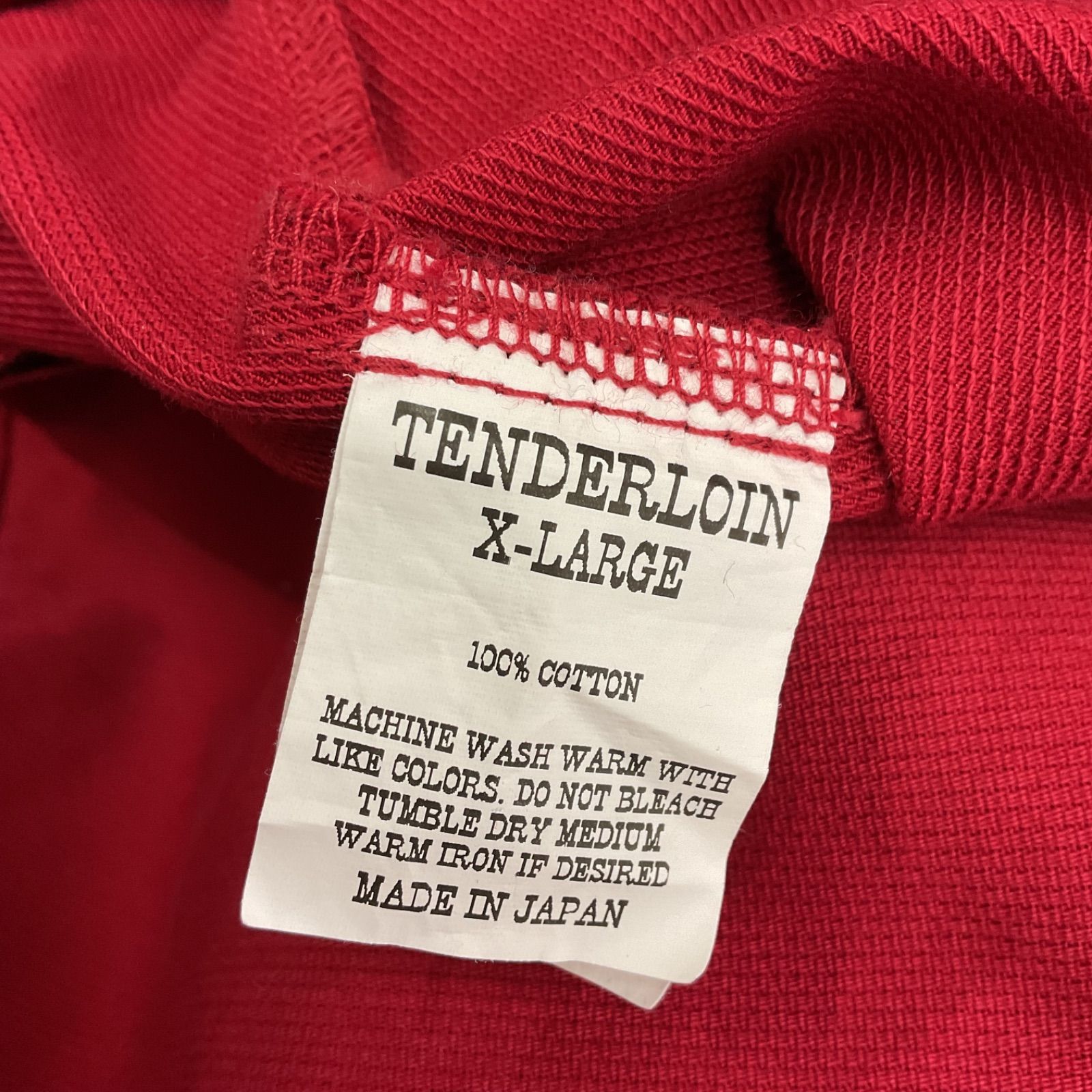 TENDERLOIN テンダーロイン SWING TOP PIQUE MSK ジャケット RED 赤