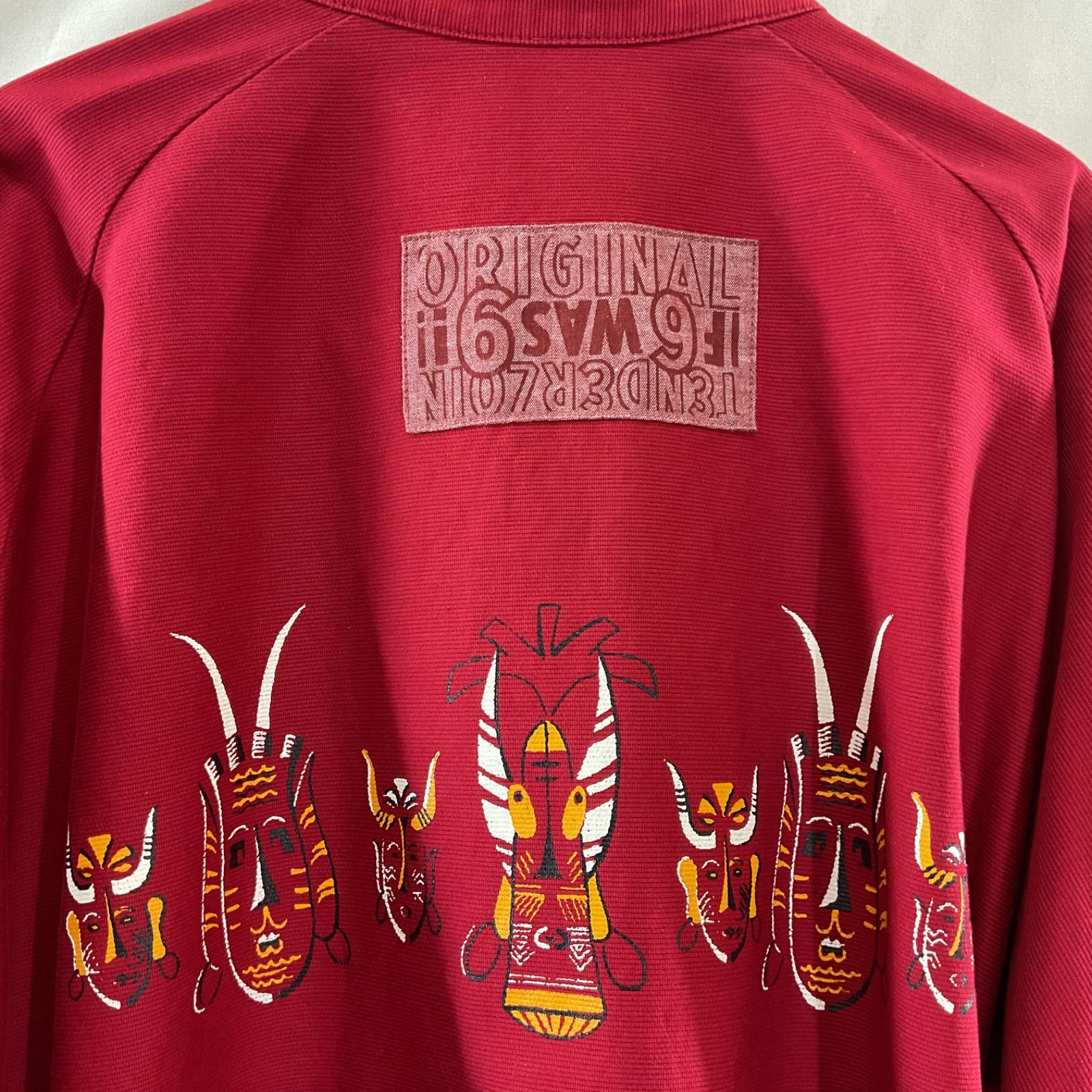 TENDERLOIN テンダーロイン SWING TOP PIQUE MSK ジャケット RED 赤