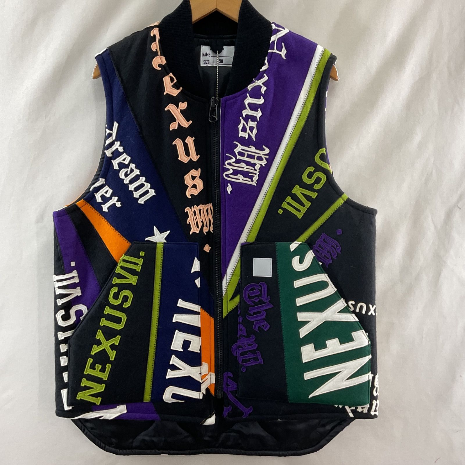 ネクサスセブン PENNANT ZIP-UP VEST RTA-NSP-JOC ペナント ベスト サイズXL K 0239-005 214