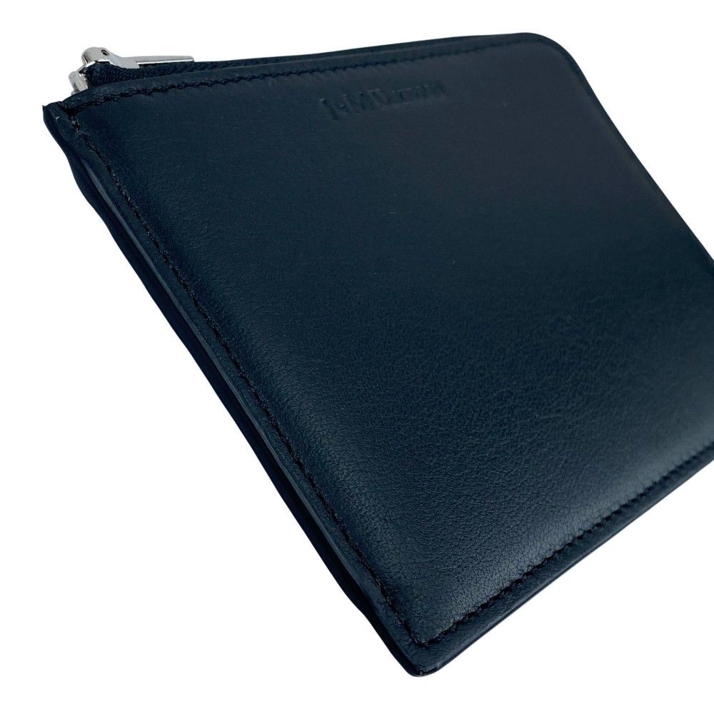 J＆Mデヴィッドソン ■未使用■ ケース 小銭入れ 財布 コンパクト レザー ブラック 箱 【515453】11 J&M DAVIDSON - J＆Mデヴィッドソン □未使用□ コインケース 小銭入れ