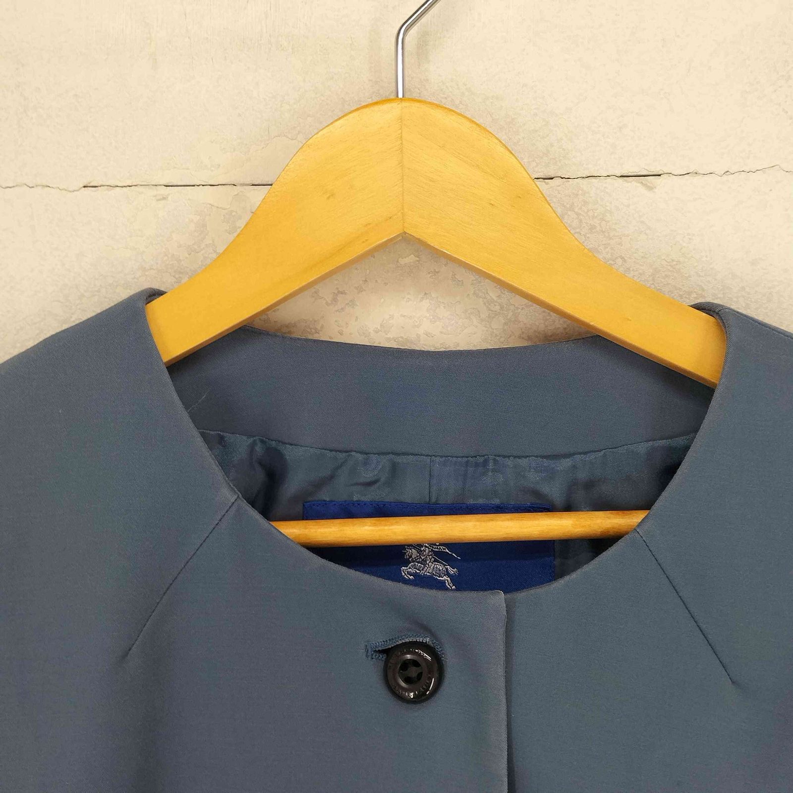 Burberry bluelabel バーバリーブルーレーベル　ノーカラーコート バーバリーブルーレーベル BURBERRY BLUE LABEL ノーカラーコート