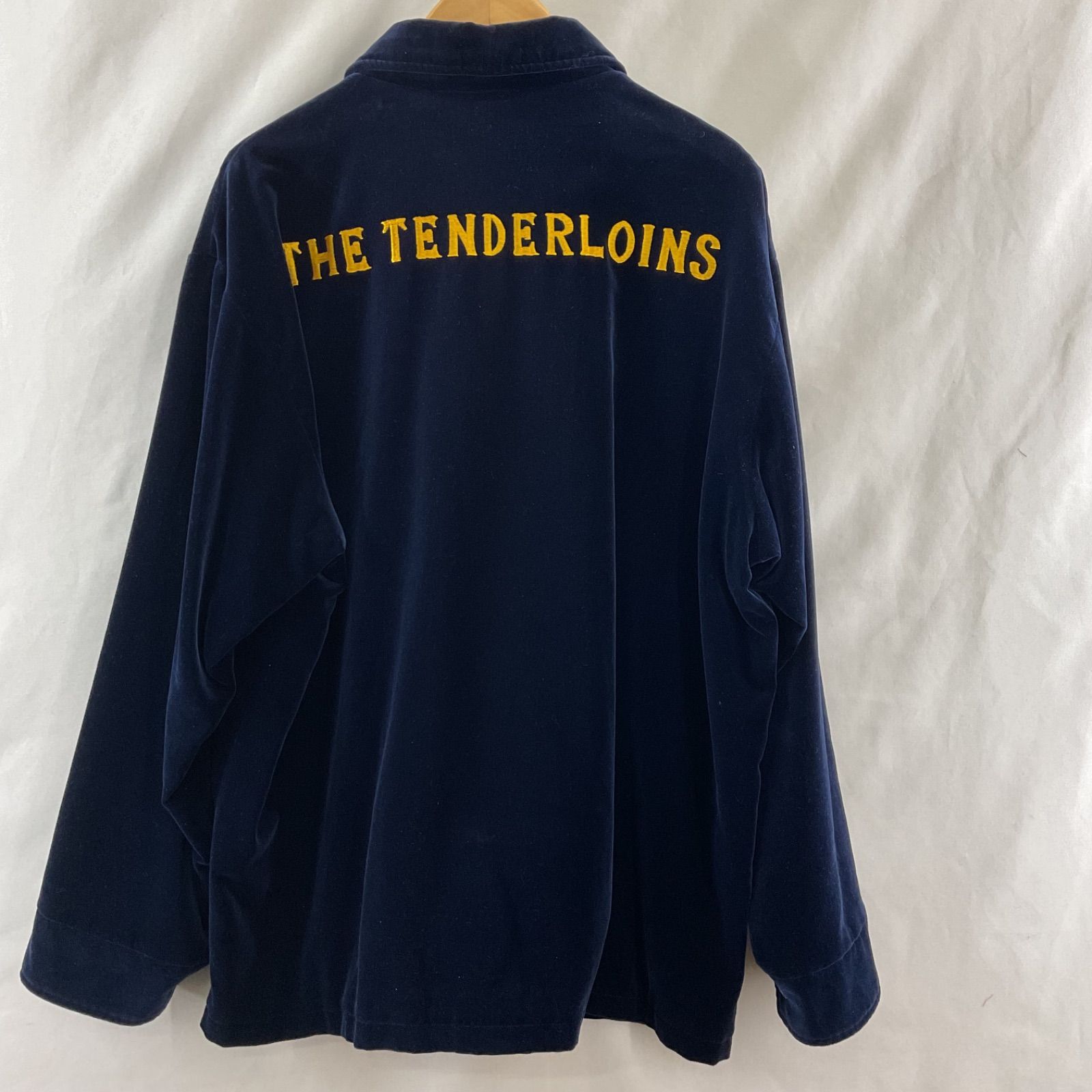 TENDERLOIN テンダーロイン ベロア スーベニア ジャケット ネイビー