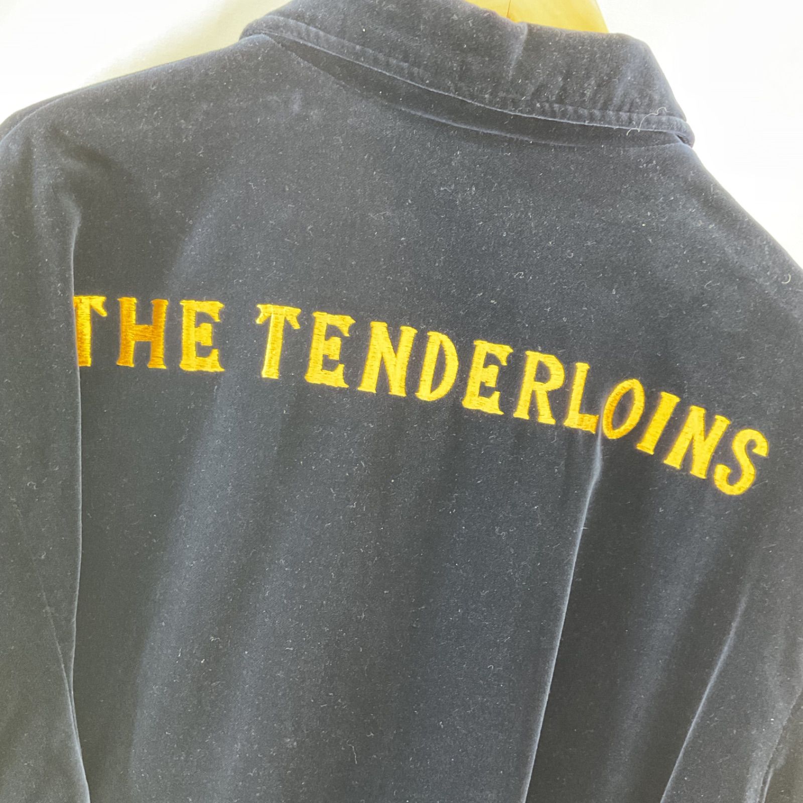 TENDERLOIN テンダーロイン ベロア スーベニア ジャケット ネイビー