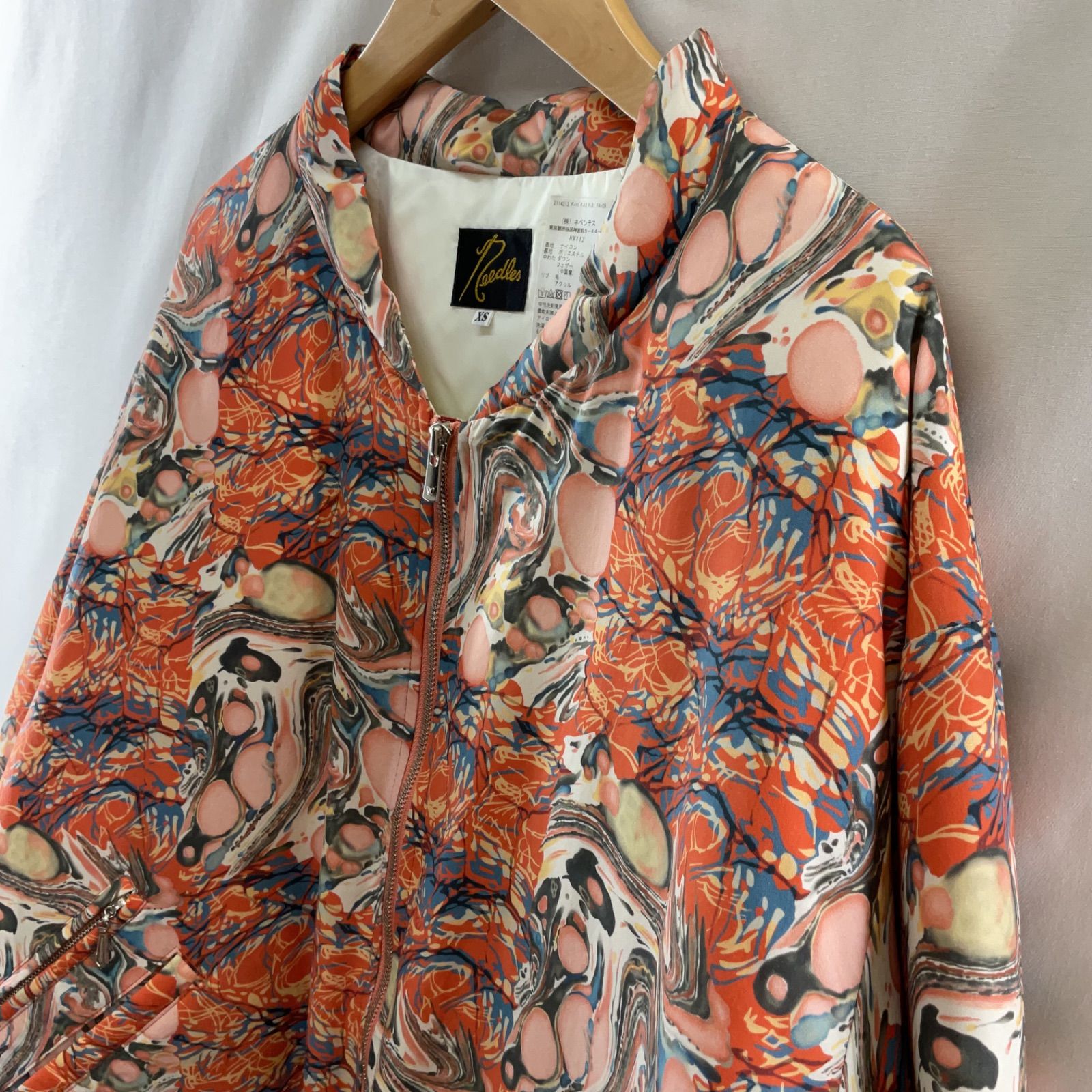 Needles SC Down Sur Coat ニードルズ ダウン ジャケット コート 総柄 