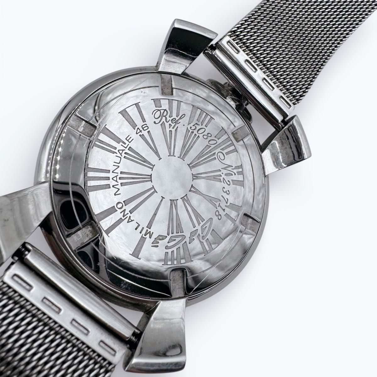 希少 稼動品】 GaGa MILANO ガガミラノ マヌアーレ 46 腕時計 クォーツ 