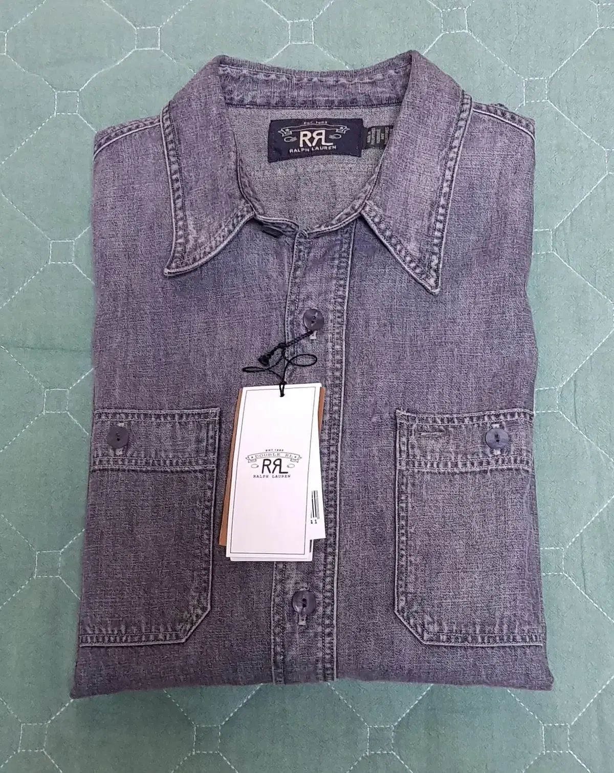 |M RRA ダブルアールエル デニム ワークシャツ