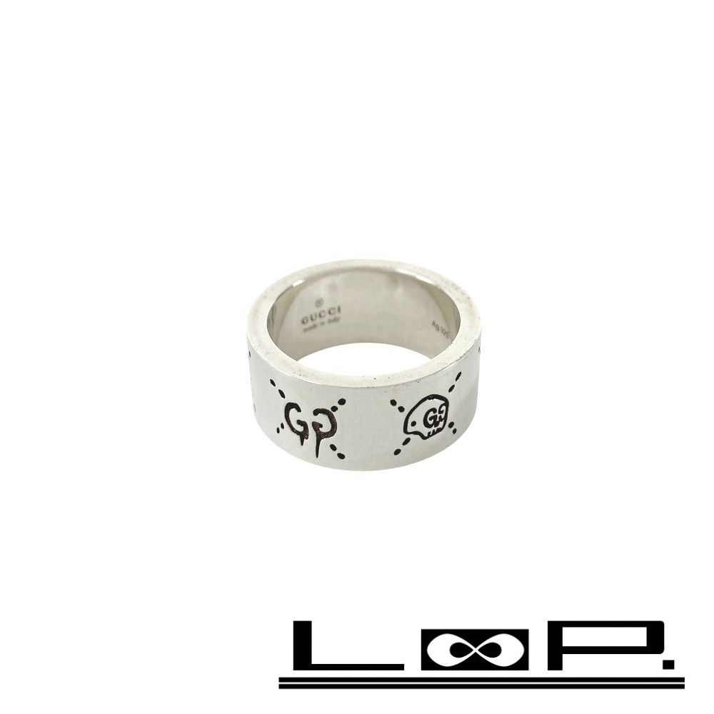 グッチ ゴースト リング 指輪 アクセサリー シルバー SV 925 1830 FI 13 502613 11