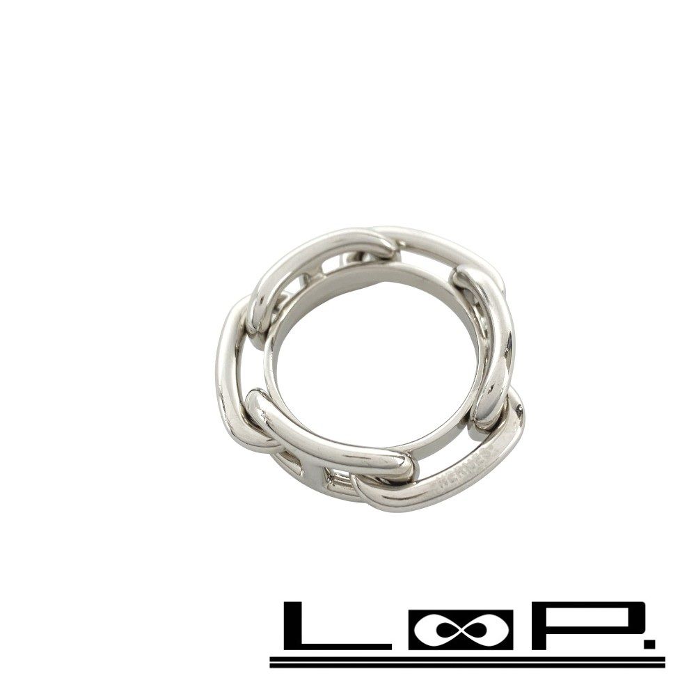 HERMES シルバー925 シェーヌダンクル スカーフリング 美品 HERMES エルメス シェーヌダンクル スカーフリング シルバー 管理番号