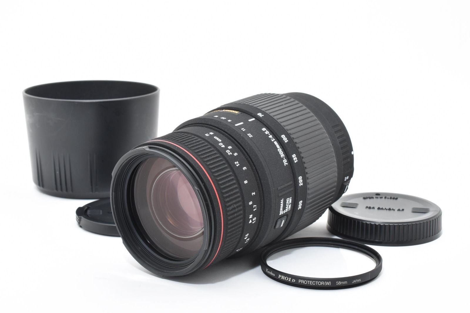 上 シグマ SIGMA APO 70-300 mm F 4-5.6 DG MACRO キヤノン CANON 付属品多数 LL 33 6368