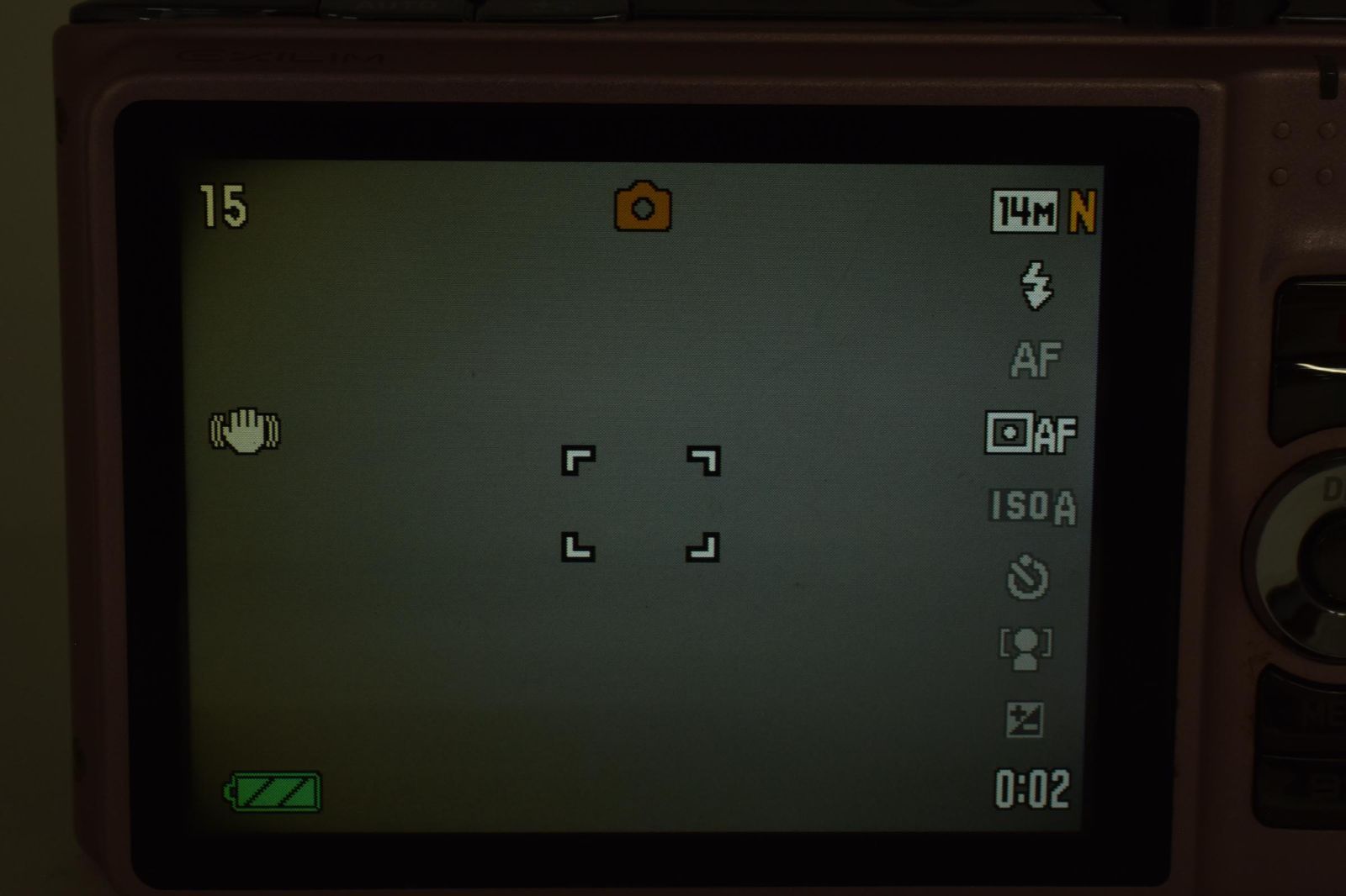 ピンク コンパクトデジタルカメラ