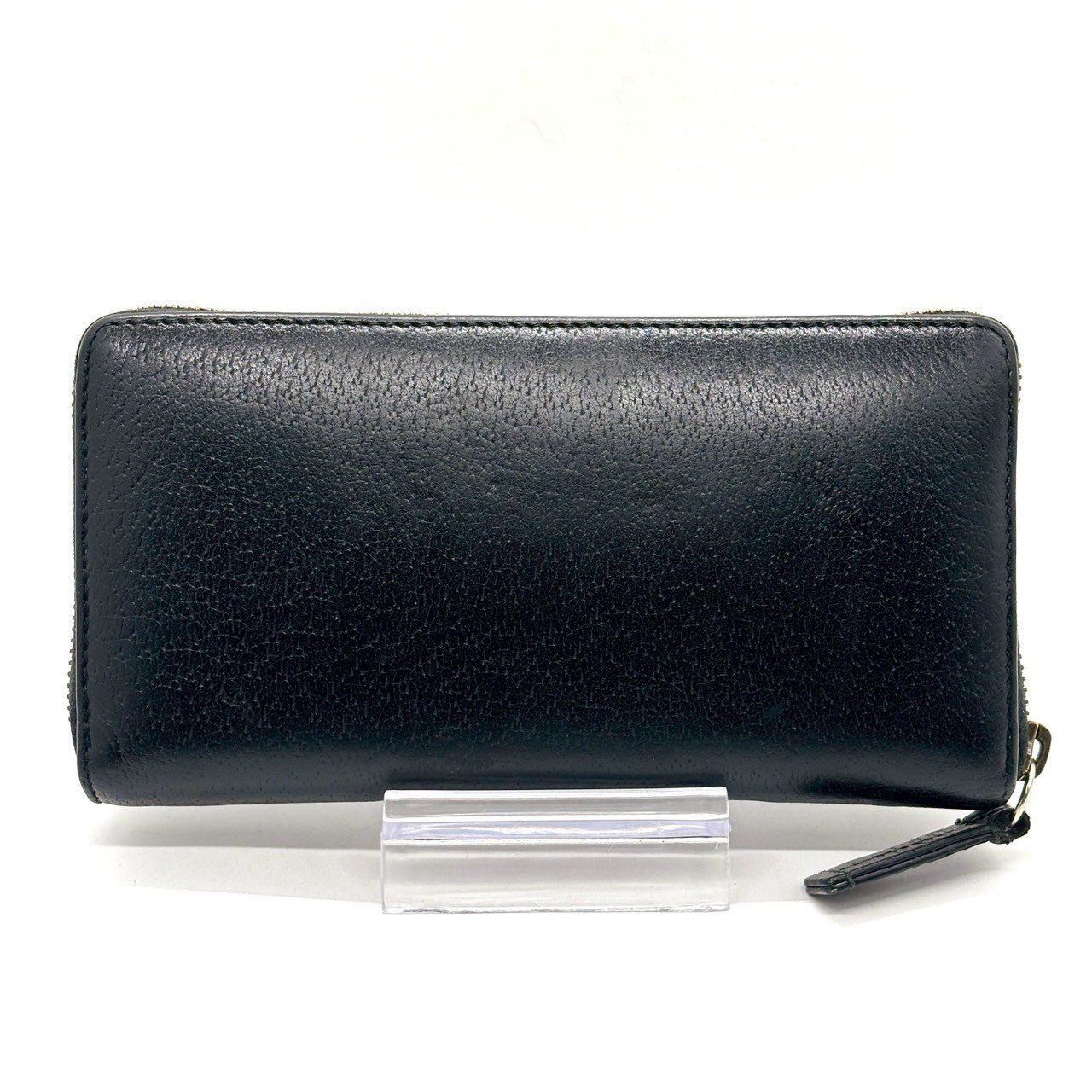 知性が宿る名作✨ GUCCI アニマリエ ビー 長財布 12カード ラウンド