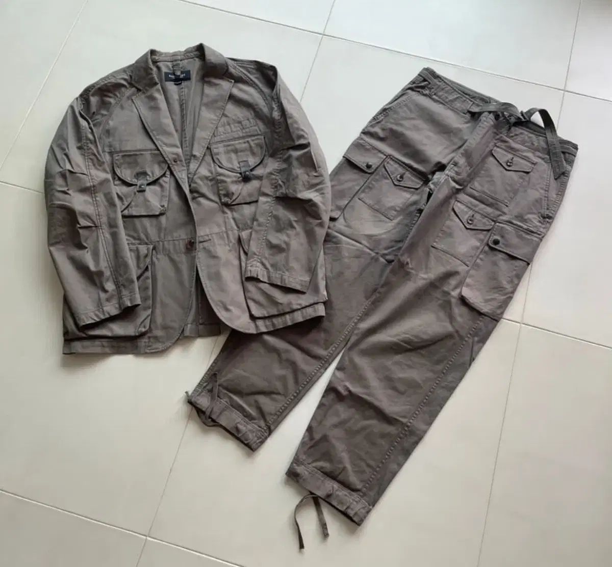 EASTLOGUE イーストローグ トレッキング ジャケット パンツ セットアップ オリーブ ソーラー ローグ