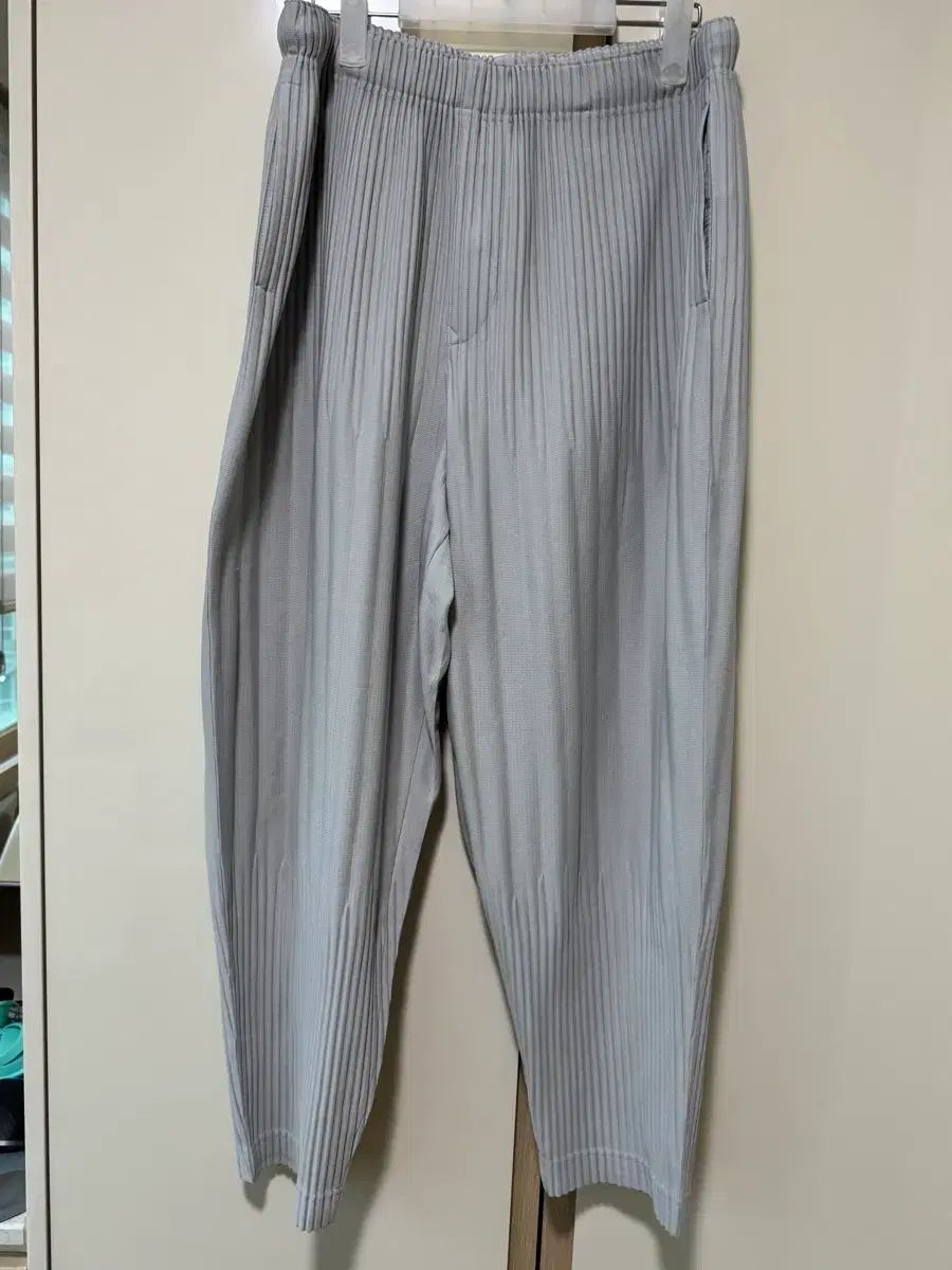 HOMME PLISSÉ オムプリッセ グレー パンツ XL