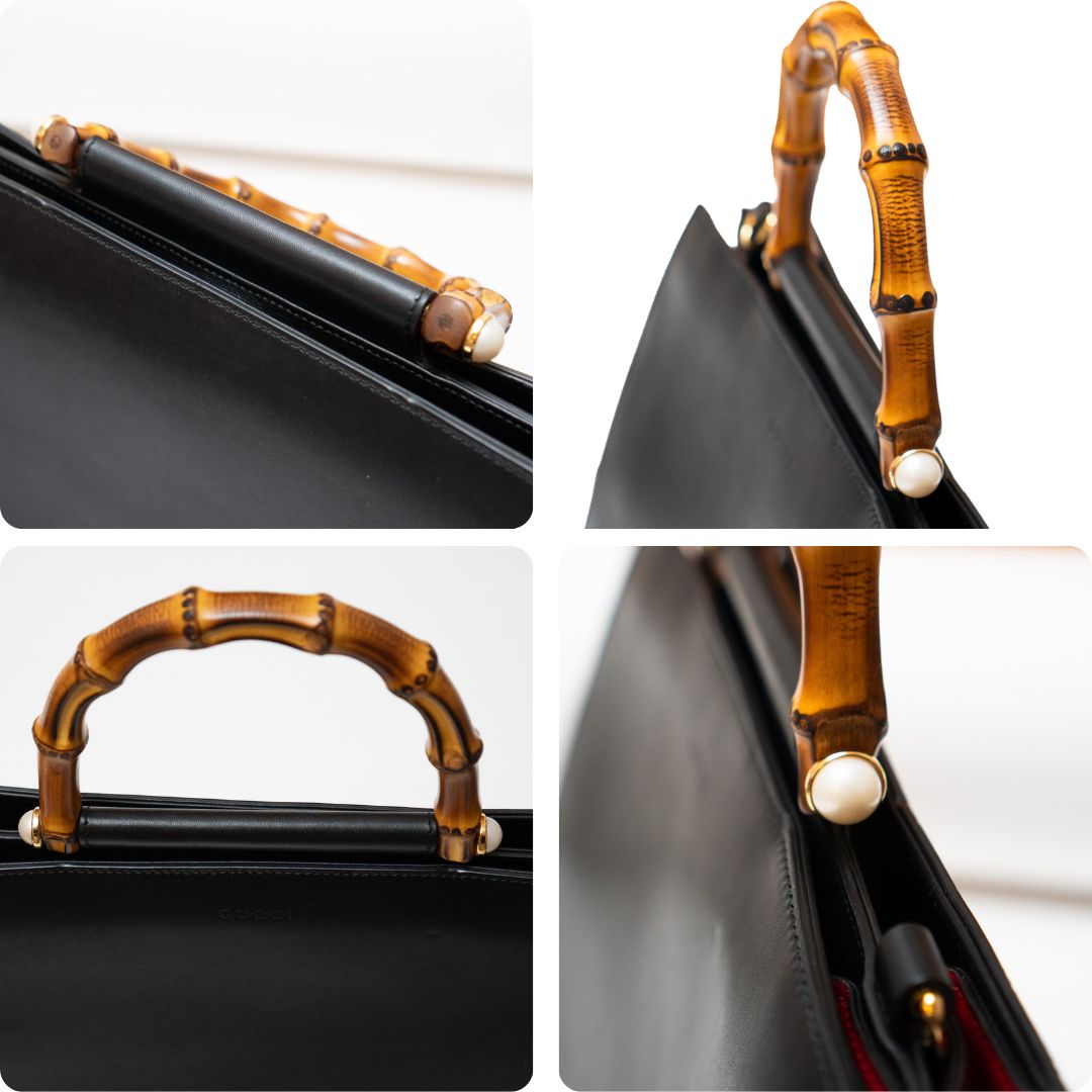 GUCCI グッチ バンブー ニムフェア 2WAY ハンドバッグ ショルダー