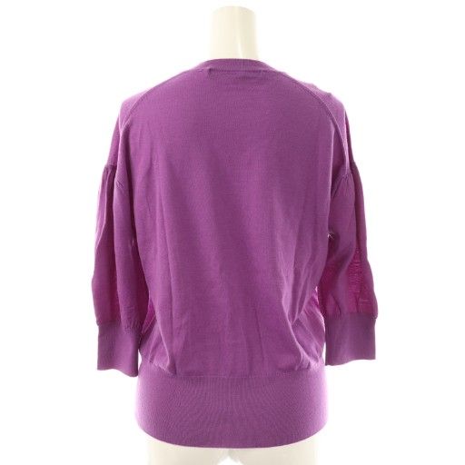 【中古】マルティニーク martinique 24SS ハーフスリーブニット カーディガン アンサンブル ラメ ベージュ /ES ■OS マルティニーク martinique ウールアンサンブル ニット カーディガン