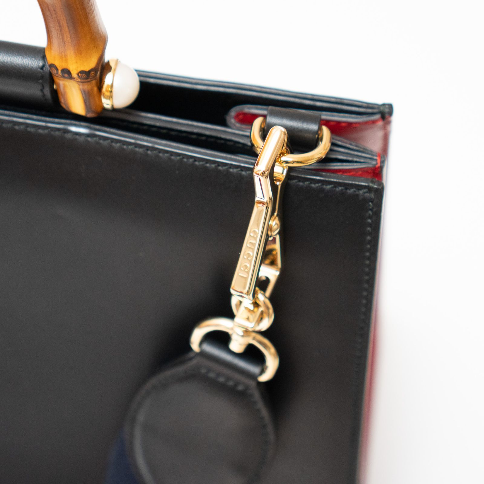 GUCCI グッチ バンブー ニムフェア 2WAY ハンドバッグ ショルダー