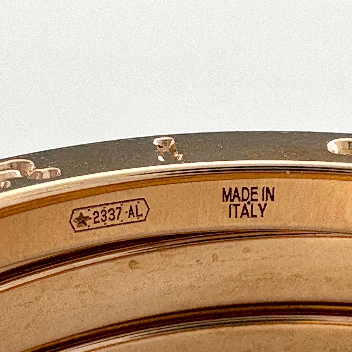  ブルガリ BVLGARI ビーゼロワンリング PG ピンクゴールド 指輪 リング 25 5号 750 メンズ リング 指輪 アクセサリー