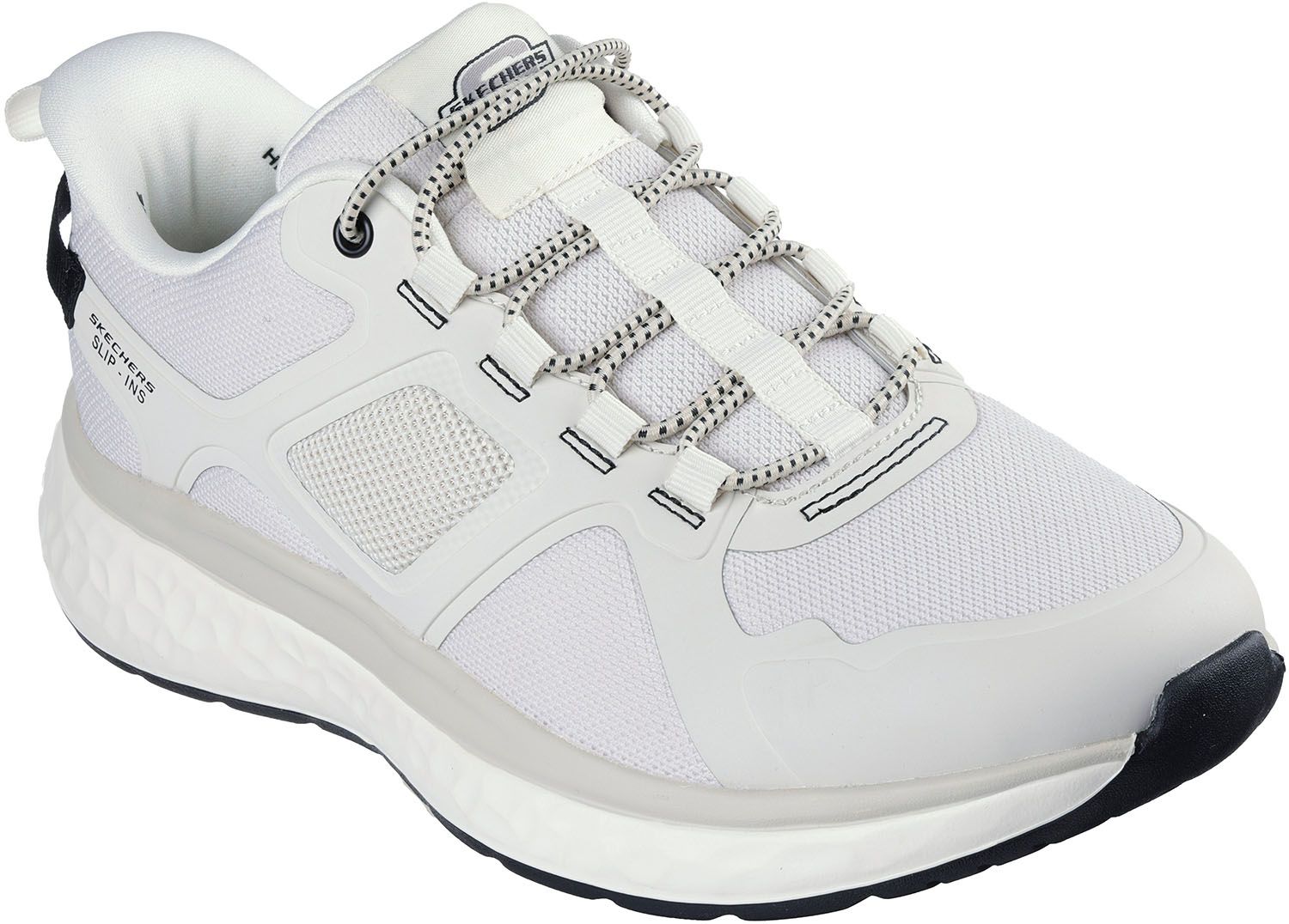 スケッチャーズ LANCER-KOBAIN メンズ シューズ 靴 スニーカー スリップイン 手を使わない ハンズフリー メッシュ クッション性 通学 おでかけ 211005 OFWT オフホワイト