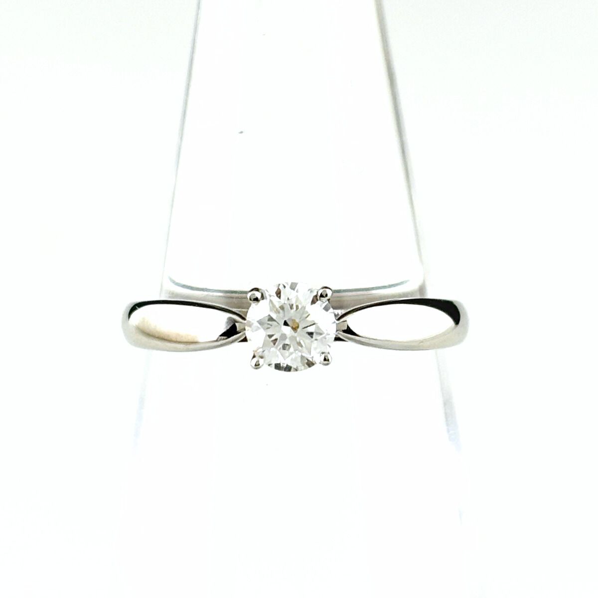 ティファニー TIFFANY-Co. ハーモニー リング プラチナ 指輪 8号 Pt 950 ダイヤモンド レディース