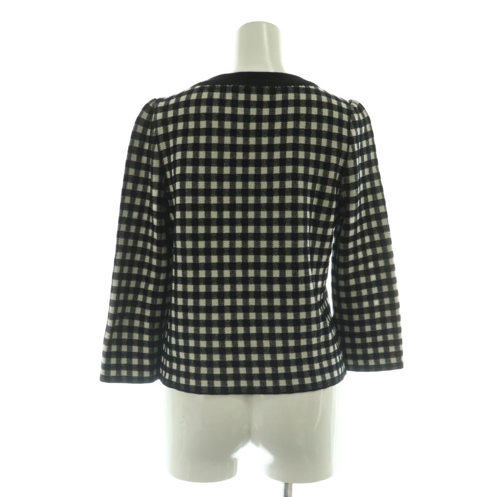 フランコフェラーロ FRANCO FERRARO ニットセットアップ チェック 七分