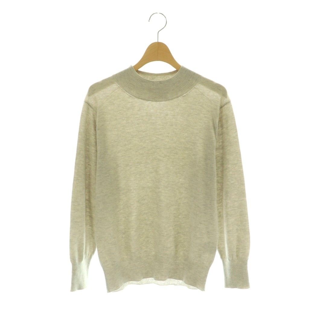 マーガレットハウエル HOWELL ニット セーター ハイネック ウール 2 杢グレー |MI OS