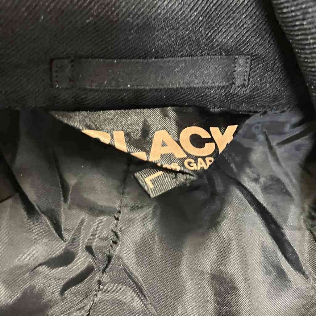 コムデギャルソン　ブラックコムデギャルソン　ジャケット ブラックコムデギャルソン BLACK COMME des GARCONS ポリ縮 オーバー