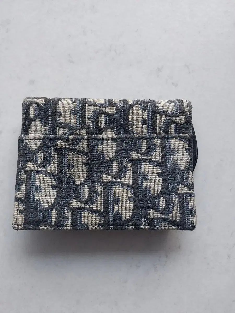 ディオール オブリーク カードウォレット サドル 二つ折り財布