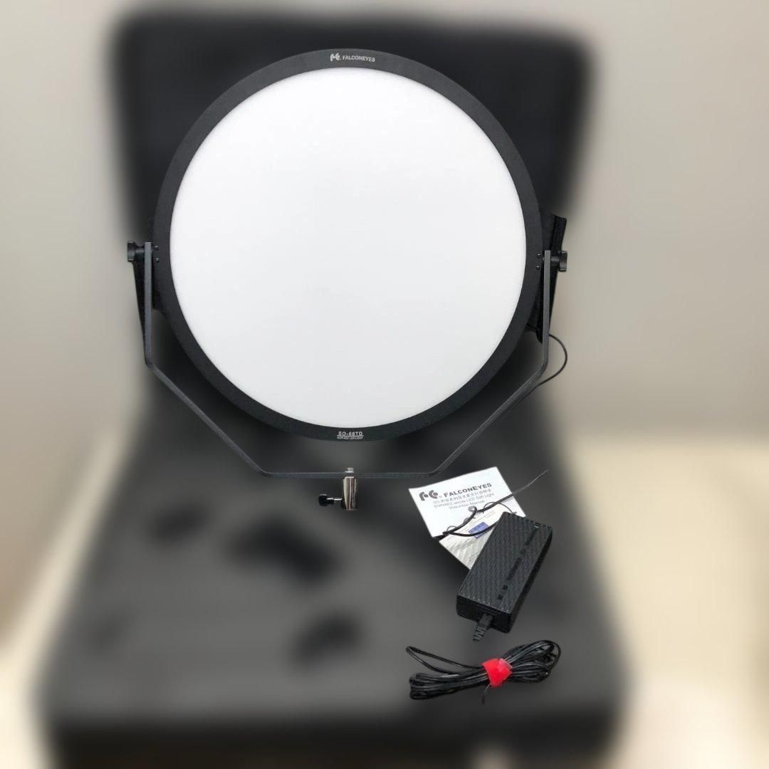 送料無料 FalconEyes SO-68TD 円形LEDライト 撮影照明 動画撮影 配信