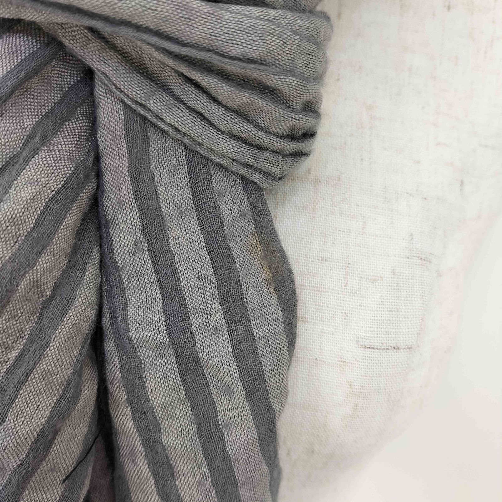 【れお未使用】『Ermenegildo Zegna 』シルクストール 100%シルクストールベージュ TESSITURA DI NOVARA製(Ermenegildo Zegna