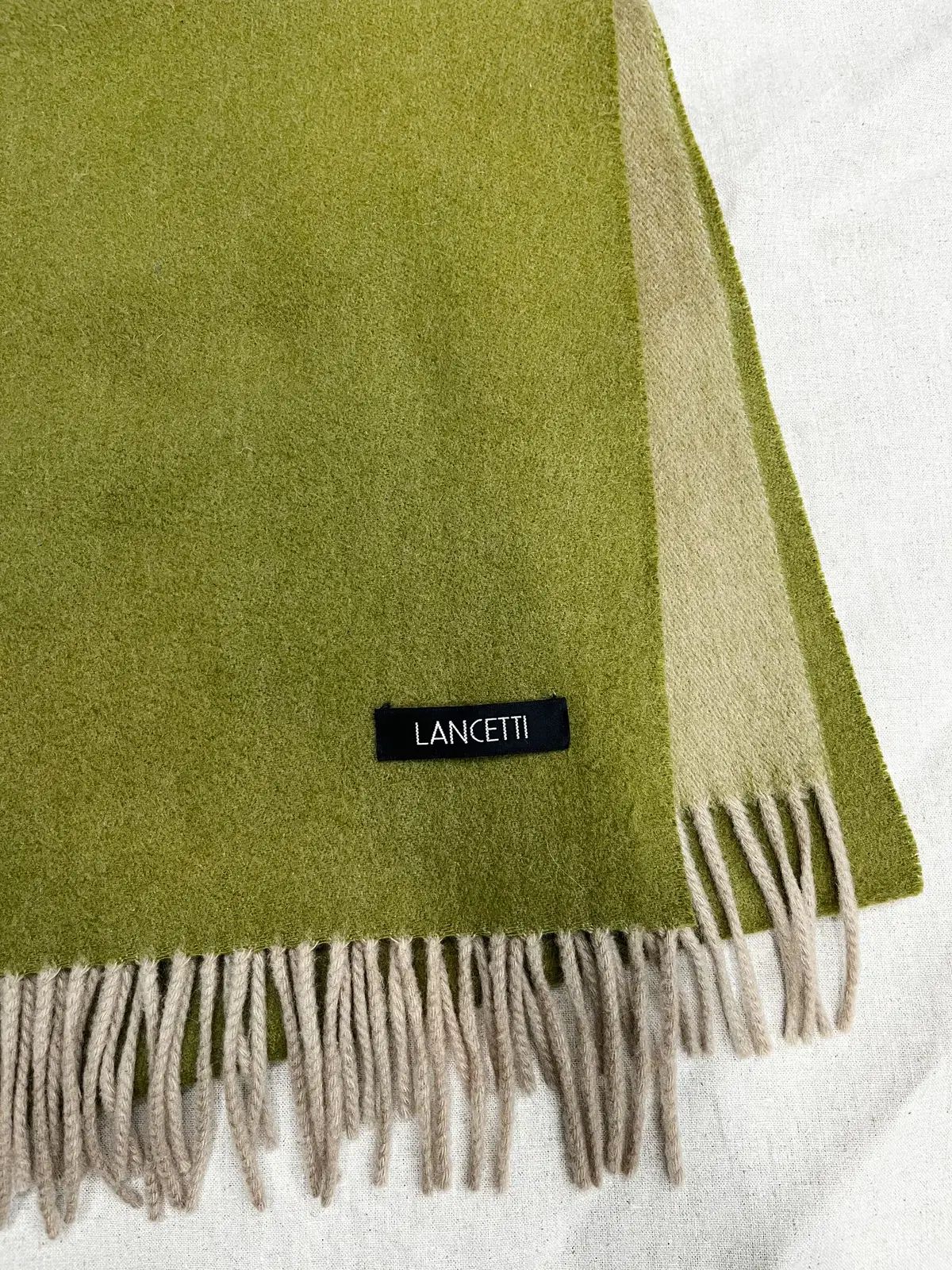 LANCETTI カシミア マフラー