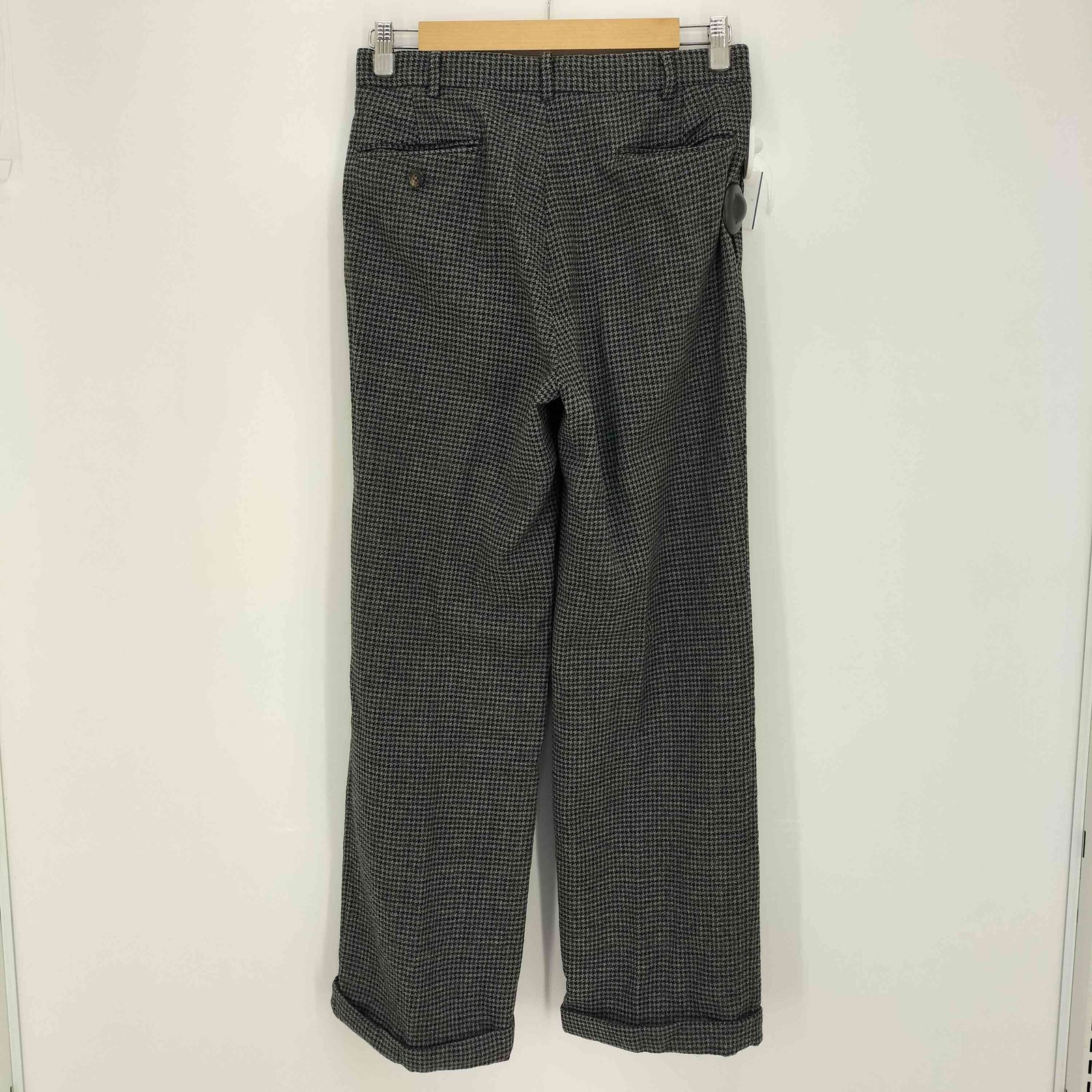【美品】ポロバイラルフローレン スラックス 2タック 千鳥柄 カシミヤ アンゴラ 美品】ポロバイラルフローレン スラックス 2タック 千鳥柄 カシミヤ