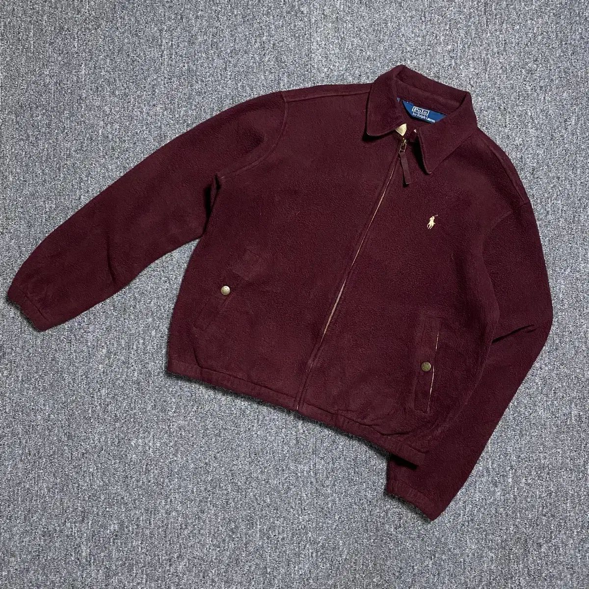 Polo Polartec burgundy swingtop jacket