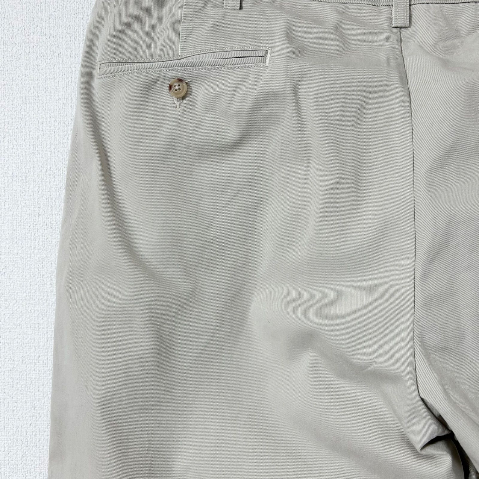 ポロバイラルフローレンツータックチノパンツP462極太w38ワイド大ロゴ