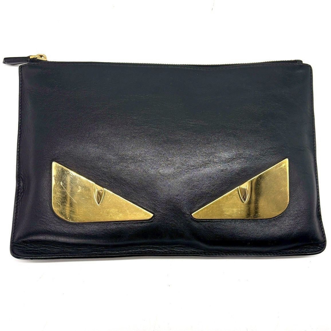 これを選ぶ人が、主役】 FENDI クラッチバッグ バグズアイ モンスター