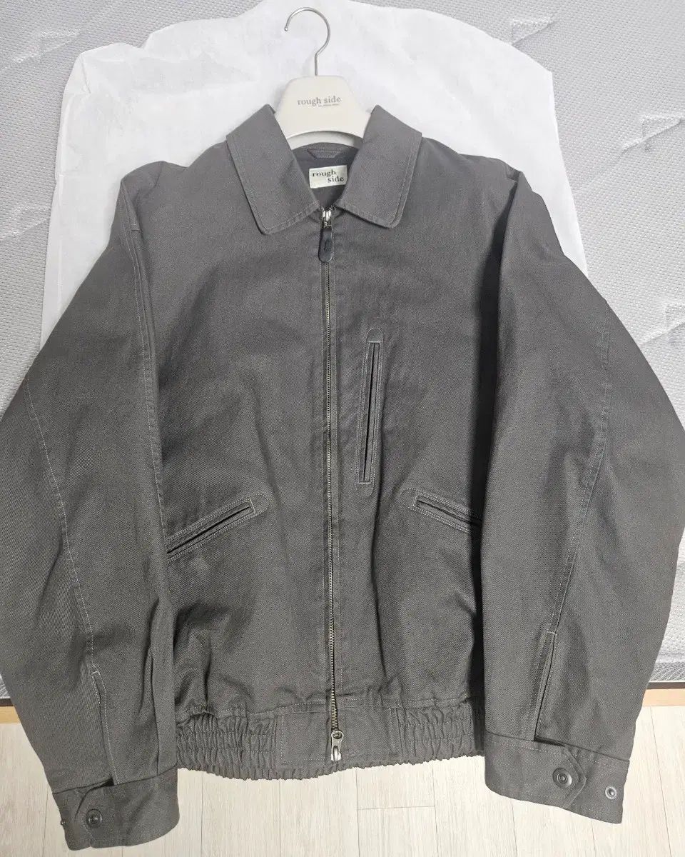 ROUGH SIDE ピアジャケット チャコール