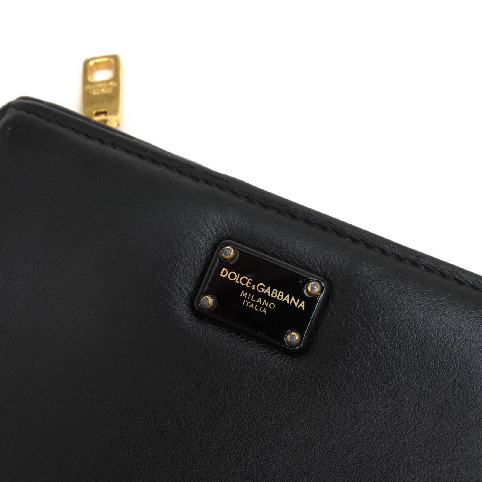 ドルガバ／DOLCE＆GABBANA 財布 ウォレット メンズ 男性 男性用 レザー 革 本革 ブラック 黒  BI2697 AO049 VIT.TAHITI P.FOGLIO BIFOLD 小銭入れあり 二つ折り L字ファスナー ドルガバ／DOLCE＆GABBANA 財布 ウォレット メンズ 男性 男性用 レザー