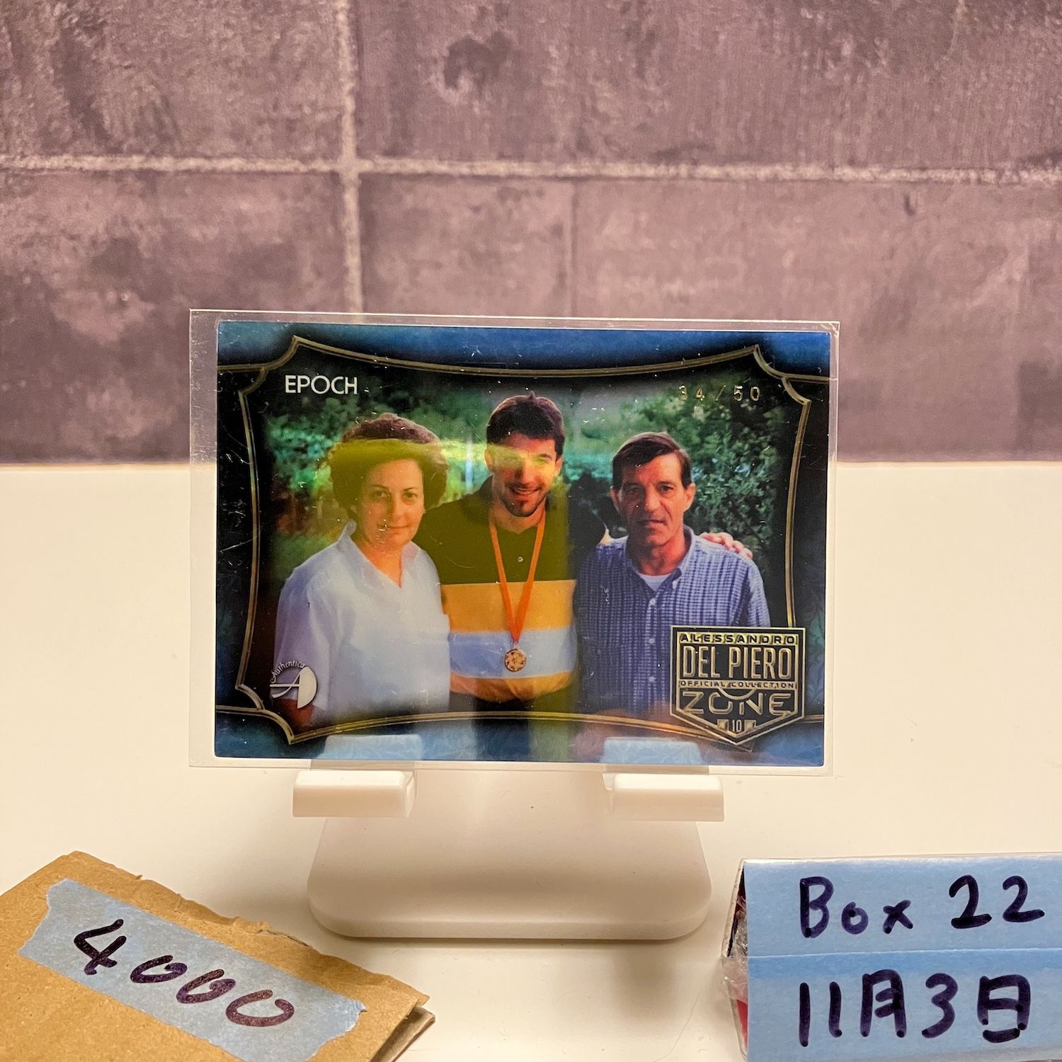 2017 EPOCH ALESSANDRO DEL PIERO アレッサンドロデルピエロ 34/50