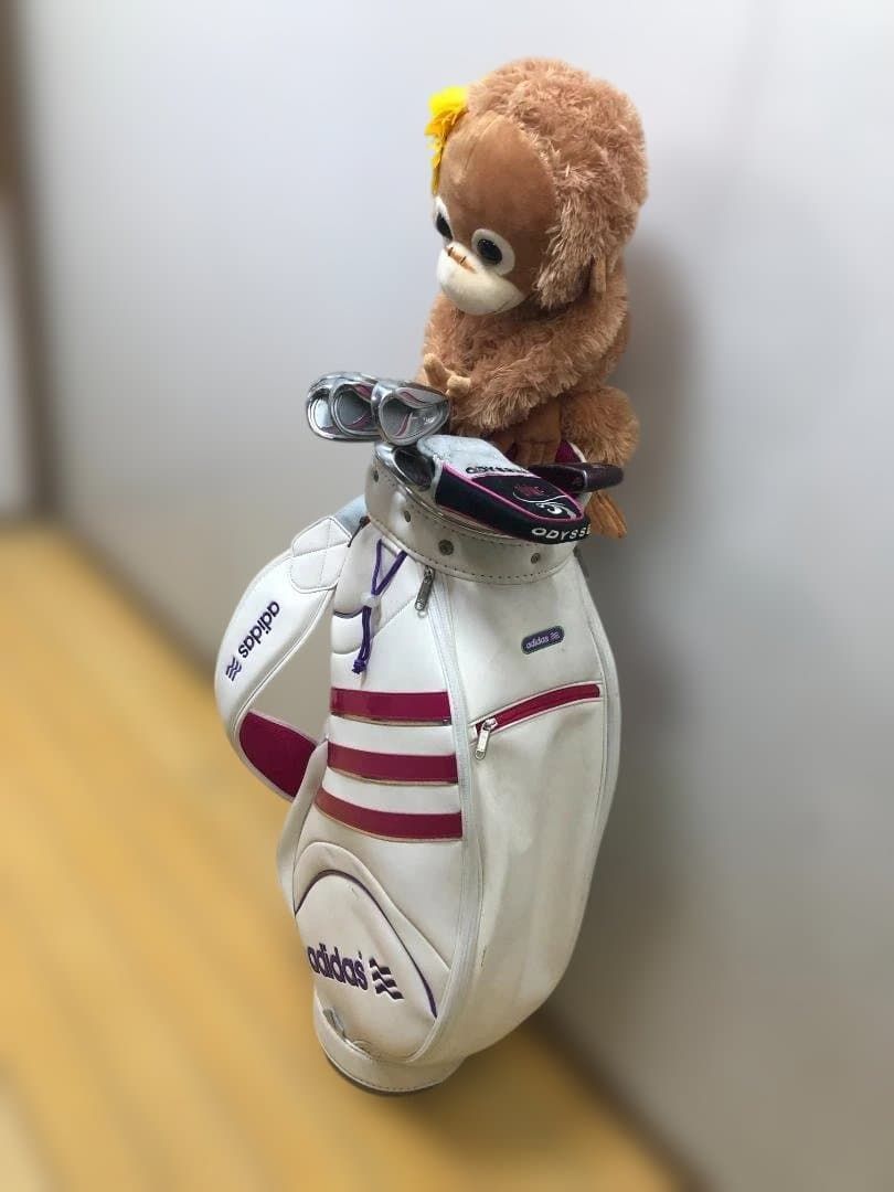  送料無料 レディース ゴルフクラブ セット キャディバッグ付 adidas YONEX FIORE TaylorMade R9 Odyssey 初心者 女性用 112910 1 005 筋トレ器具 ゴルフバッグ キャディバッグ ゴルフ