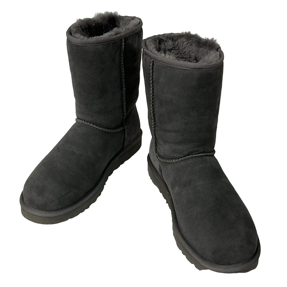 UGG アグ ショートブーツ 270 メンズ クラシックショート 5800 グレー ムートン