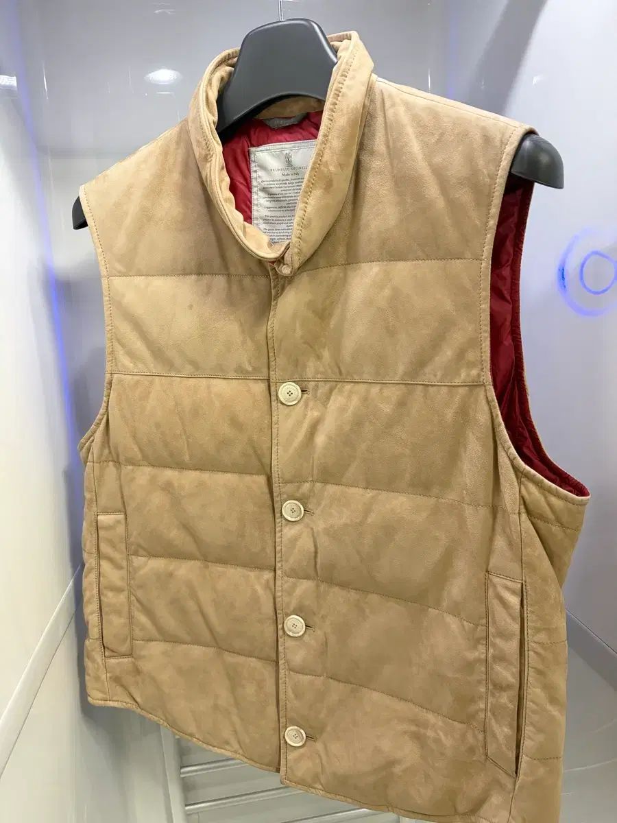 ブルネロ クチネリ BRUNELLO CUCINELLI チョン ウィソン スウェード ダウンベスト ほぼ